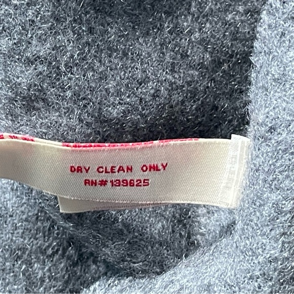 New! Red Envelope 100% cashmere Poncho dark gray nwot 47130 - Picture 11 of 16